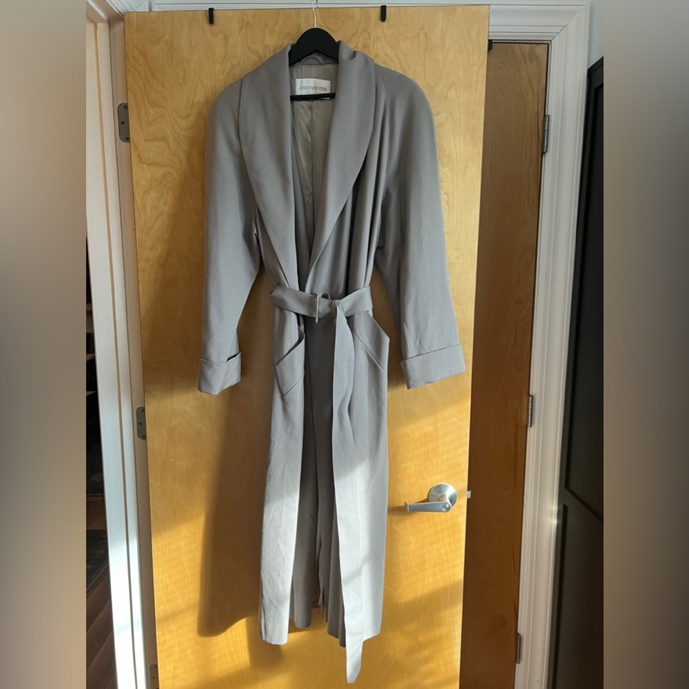 Jones New York Cream Trench Coat